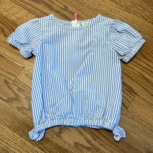 Crew Cuts sear sucker top